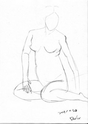 20051122-第一次畫人體素描-15