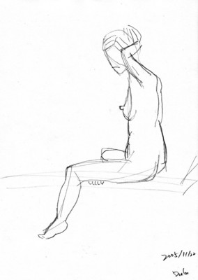 20051122-第一次畫人體素描-18